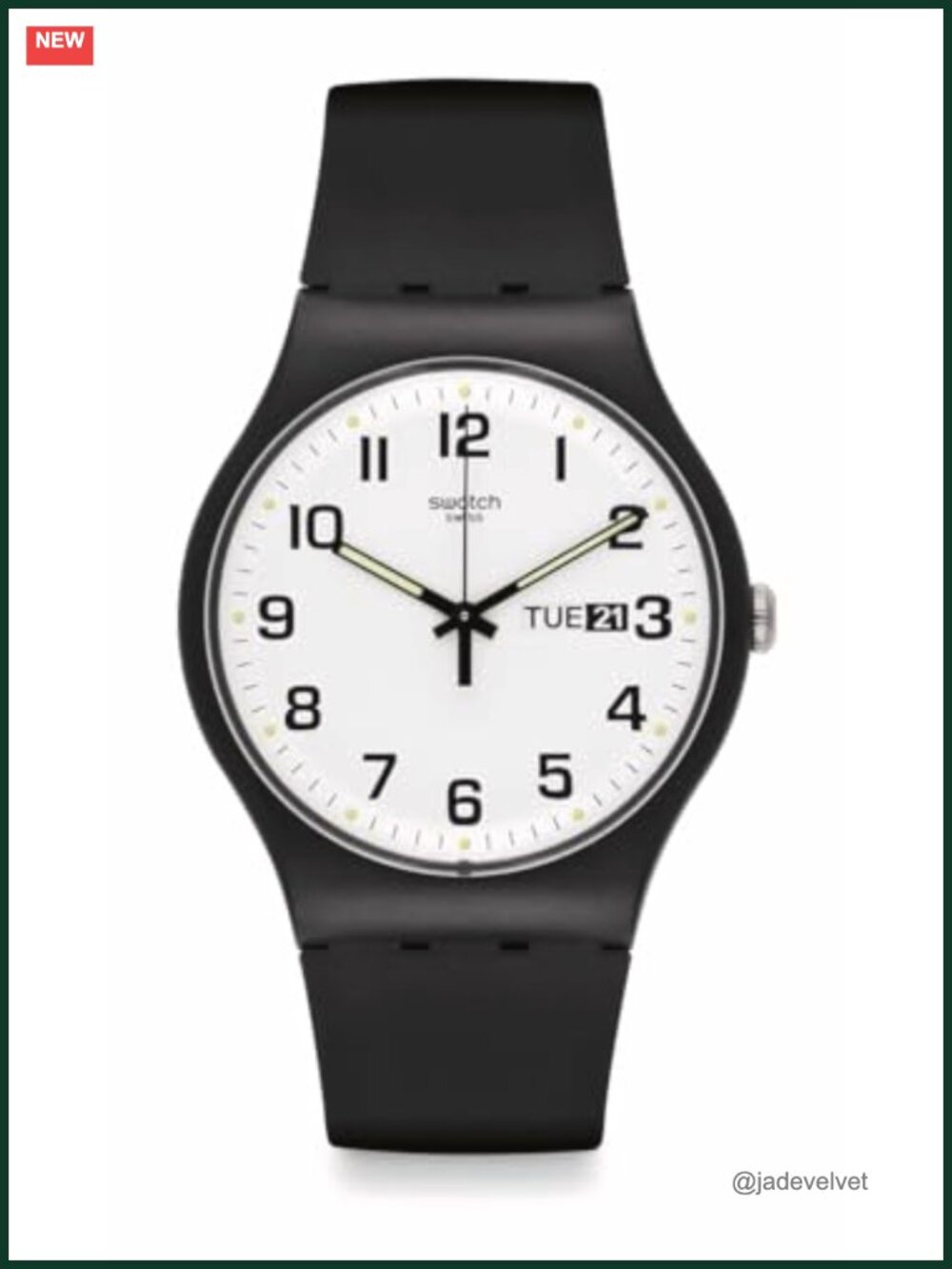 Swatch New Gent Biosourced Unisex Watch 41mm Quartz Waterproof